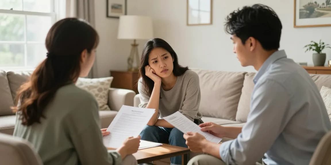 Seller discussing options to sell my house fast Johnson City TN with a trusted provider in a cozy setting.