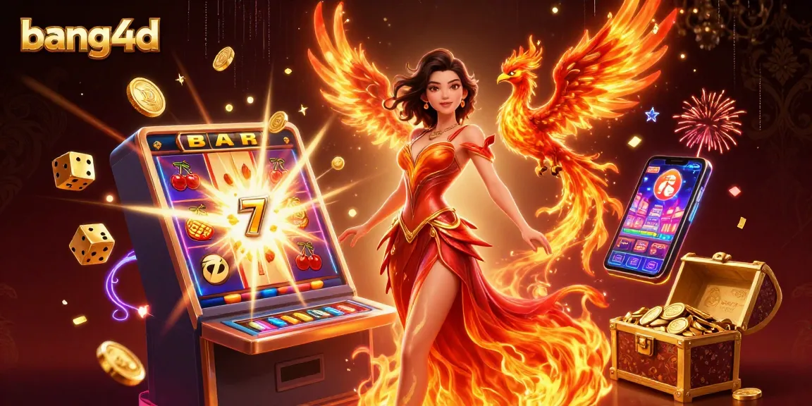 Experience thrilling wins with bang4d as Asian beauty and phoenix join vibrant casino action.