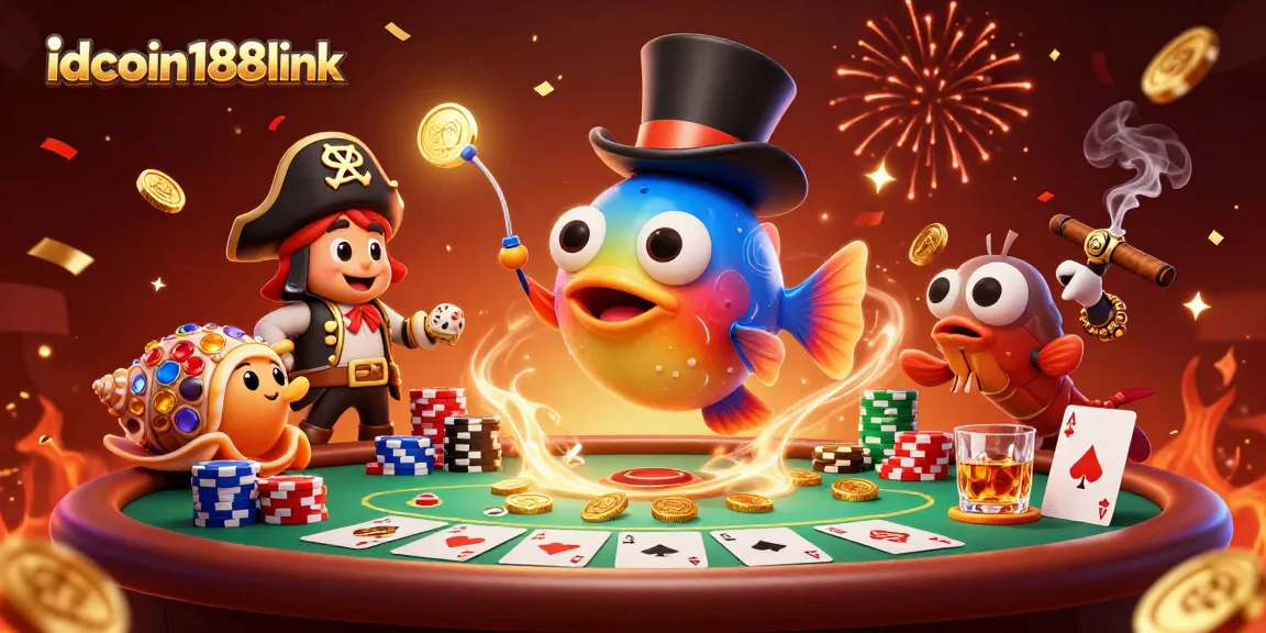 Engage with exciting gaming action at idcoin188link featuring a thrilling poker scene.