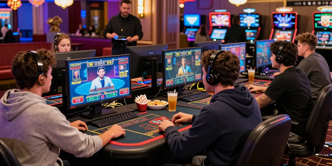 Exciting online gaming experience at 68gamebai with diverse players in a vibrant virtual casino.