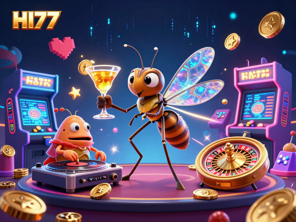 Experience thrilling gameplay with HI77, electrifying casino elements, and vibrant gaming features.