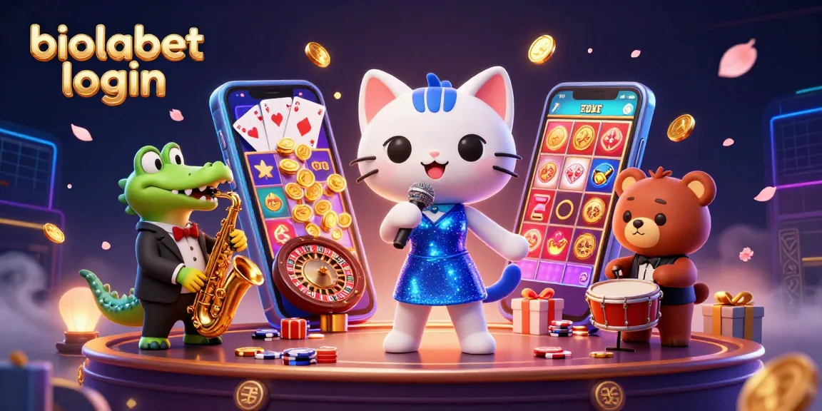 Biolabet login untuk memenangkan jackpot pada permainan slot online dengan berbagai fitur menarik dalam ilustrasi kasino.