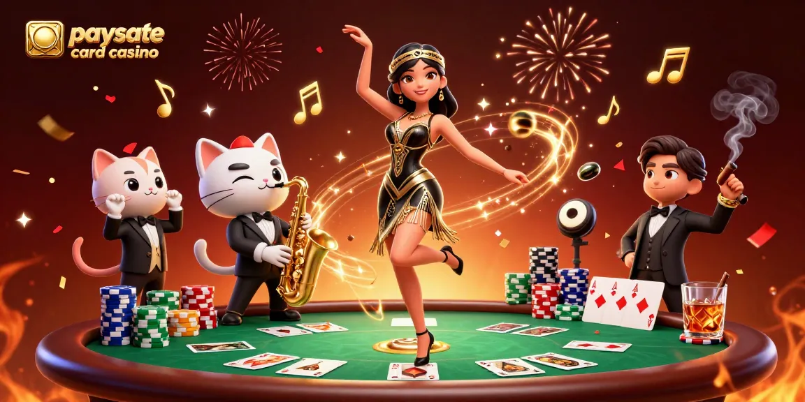 Fesselnde Szene in einem Paysafe Card Casino mit fröhlichen 3D-Charakteren, die beim Poker spielen feiern.