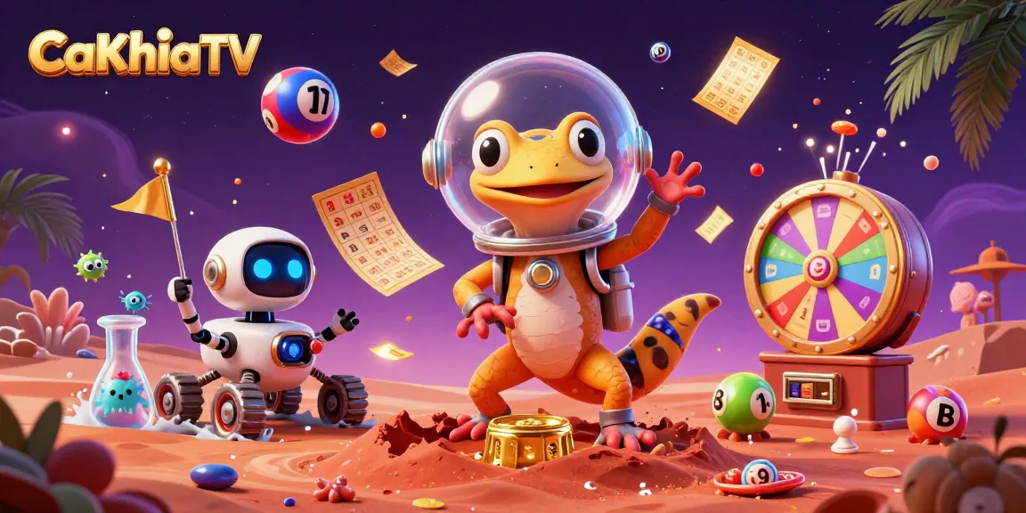 CaKhiaTV brings excitement with a Martian gecko discovering a golden casino in space!