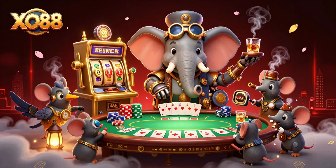XO88 offers immersive gameplay with steampunk charm and vibrant casino elements, capturing online betting excitement.