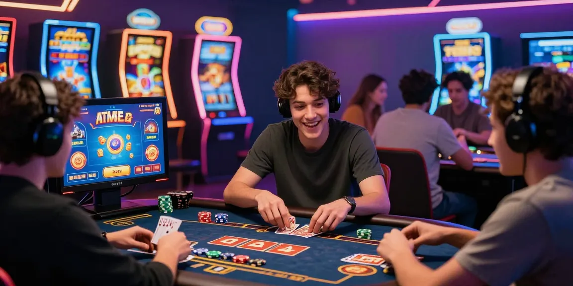 Engaging online gaming scene at https://gamebaidoithuong.is/ featuring diverse players and vibrant card game visuals.