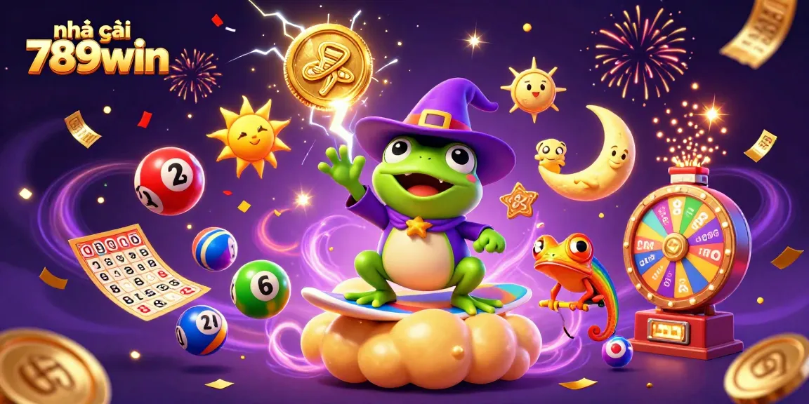 Engage in exciting gaming experiences with nhà cái 789win, featuring dynamic characters and vibrant lottery elements.