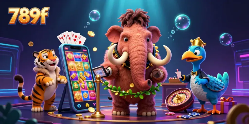 Experience thrilling gameplay with 789f, featuring a vibrant casino scene full of excitement.