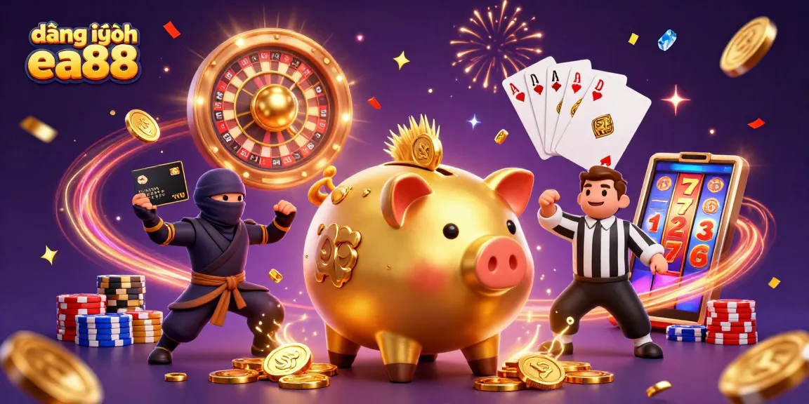 Experience thrilling gameplay as you đăng nhập ea88 and engage with exciting winning moments in this vibrant casino scene.