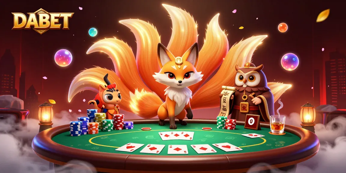 Experience thrilling gameplay at DABET with vibrant gaming elements and characters in a lively casino atmosphere.