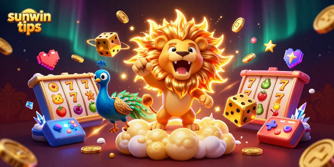 Experience thrilling sunwin tips with vibrant 3D casino elements and exciting gameplay visuals.