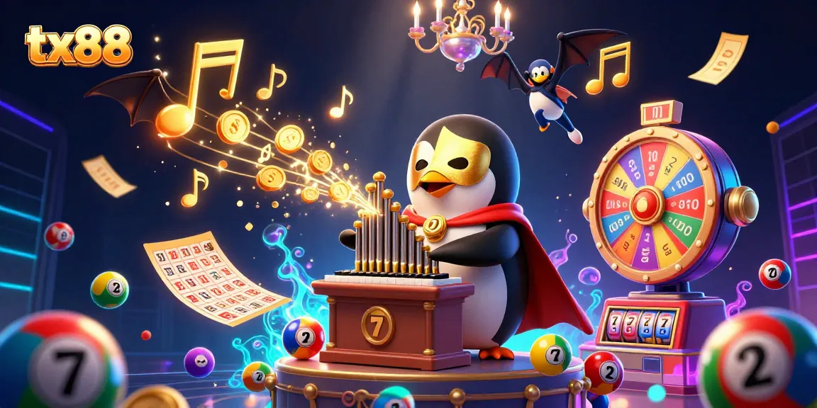 tx88 captivates players with vibrant lottery balls and golden ticket confetti raining down during gameplay