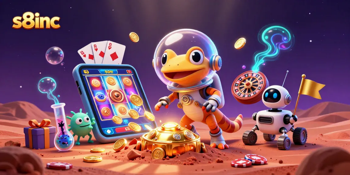 Engage with exciting slots at s8inc as a Martian gecko discovers a golden casino on Mars.