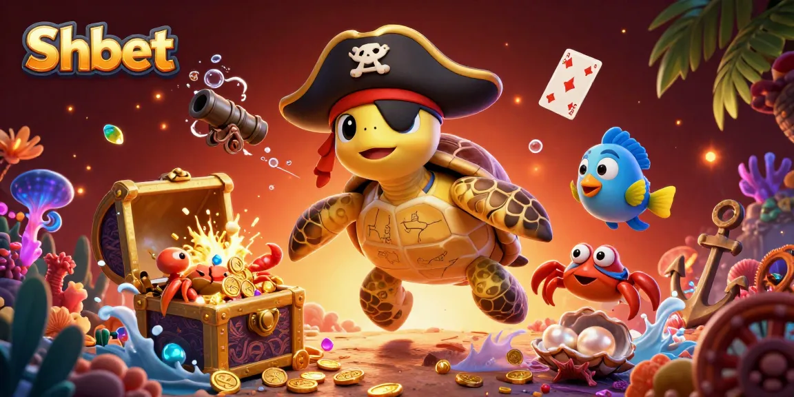 Engage with Shbet's vibrant 3D gaming experience featuring treasure and dazzling casino elements.