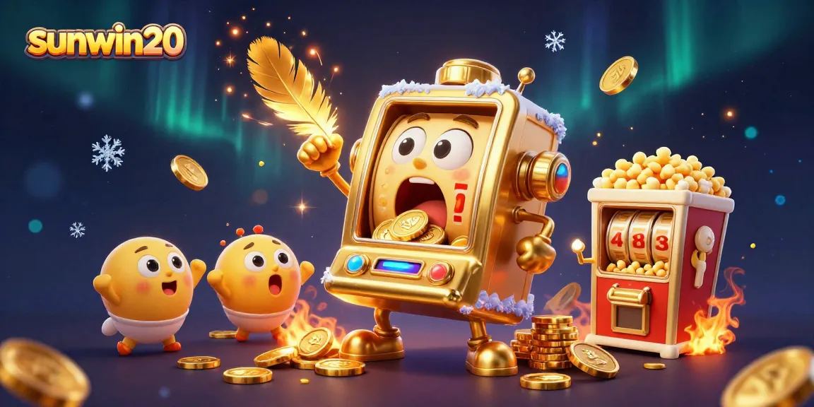 Experience thrilling wins with sunwin20 as a golden slot machine hits the jackpot