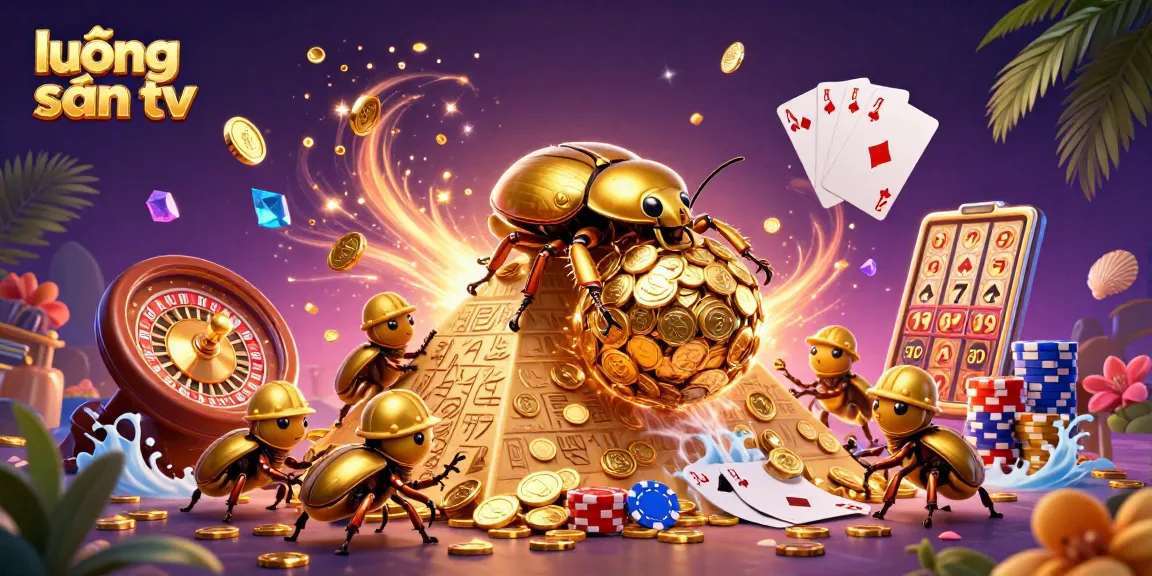 Experience thrilling action at lương sơn tv with golden coins cascading around an engaging casino scene.