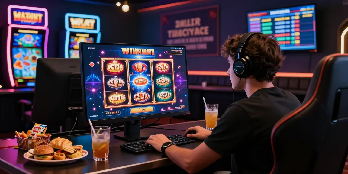 LUXURY777 dalam suasana permainan online yang mewah dengan antarmuka kasino digital yang bergaya dan pemain terlibat dalam permainan slot.