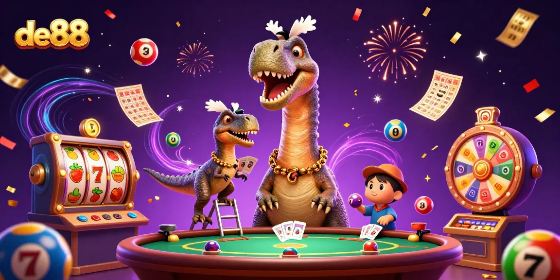 Experience exhilarating gaming action with de88, where fortune meets fun in a vibrant casino scene.