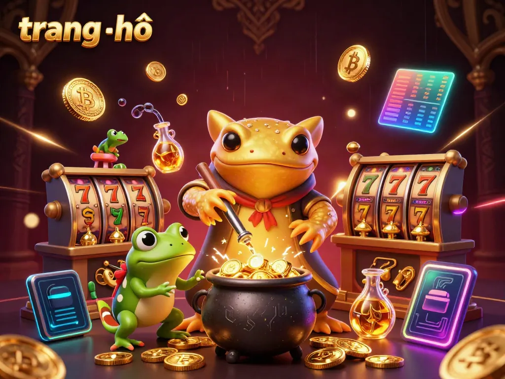 Experience the excitement of trang chủ with dynamic gaming elements and a magical alchemist scene.