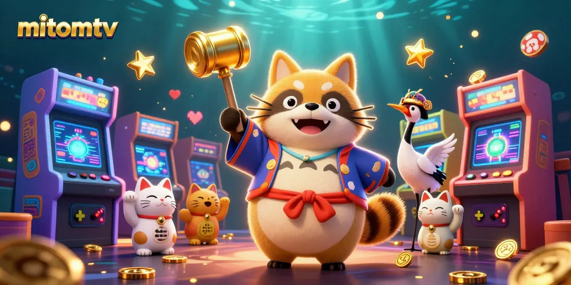 Engage with the vibrant world of mitomtv, showcasing vivid 3D characters amid dynamic gaming elements.