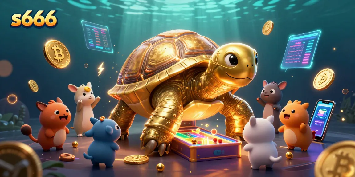 Experience the excitement of s666 with vibrant gameplay under the colossal golden tortoise pinball!