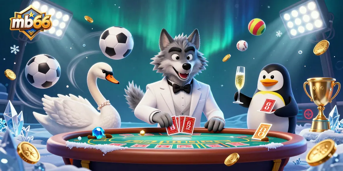 Engage with mb66's exciting baccarat scene featuring vibrant characters and dynamic game elements.