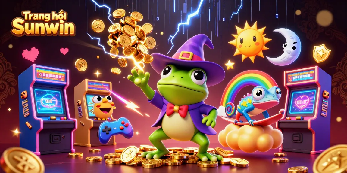 Experience thrills at Trang chủ Sunwin with vibrant gaming art showcasing wizardry and rewards.