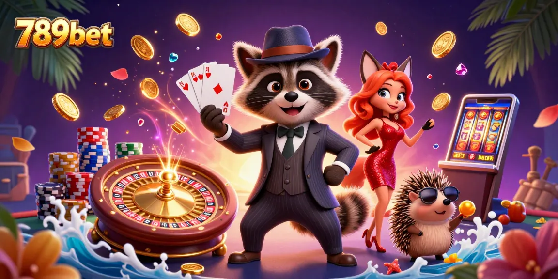 Experience the excitement of 789bet with lively casino characters and vibrant game elements.
