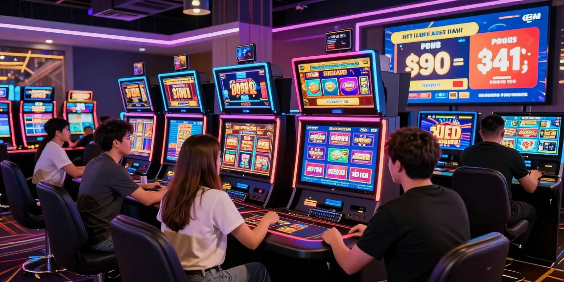 Players enjoying games at a virtual casino that accepts credit cards, showcasing excitement and vibrant atmosphere.