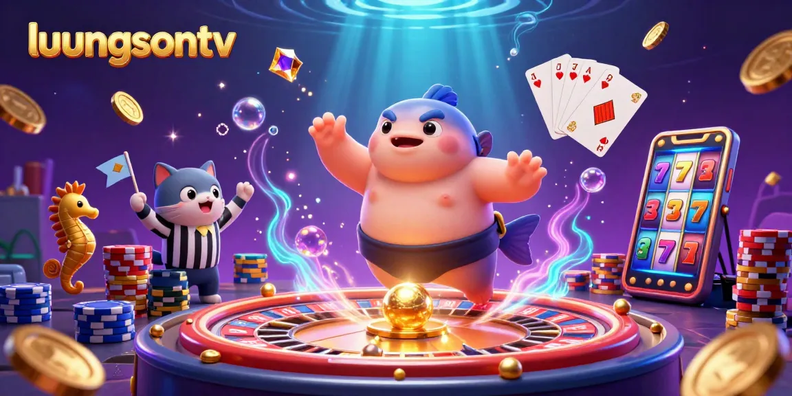 Experience thrilling gameplay with luongsontv's vibrant underwater casino scene, featuring animated characters and rich visuals.