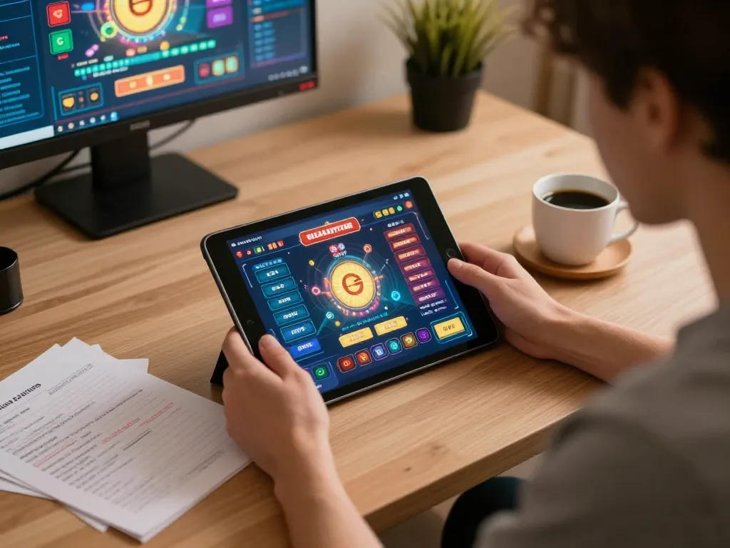 Experience online betting excitement at ee88go with a user-friendly tablet interface and engaging gameplay.
