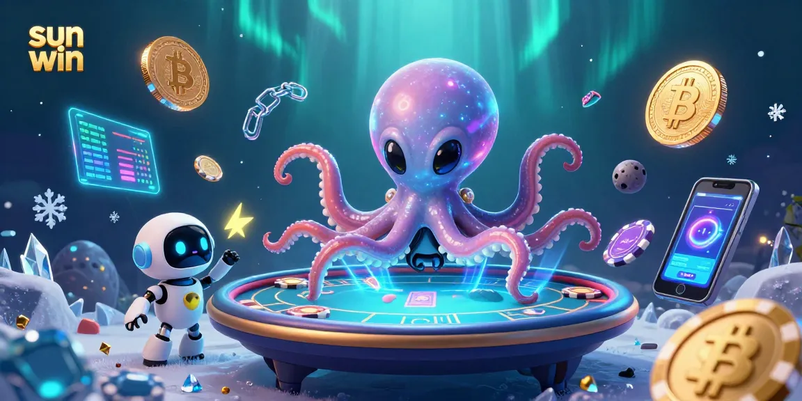 Engage with the vibrant universe of sun win while exploring alien poker sounds and crypto elements.