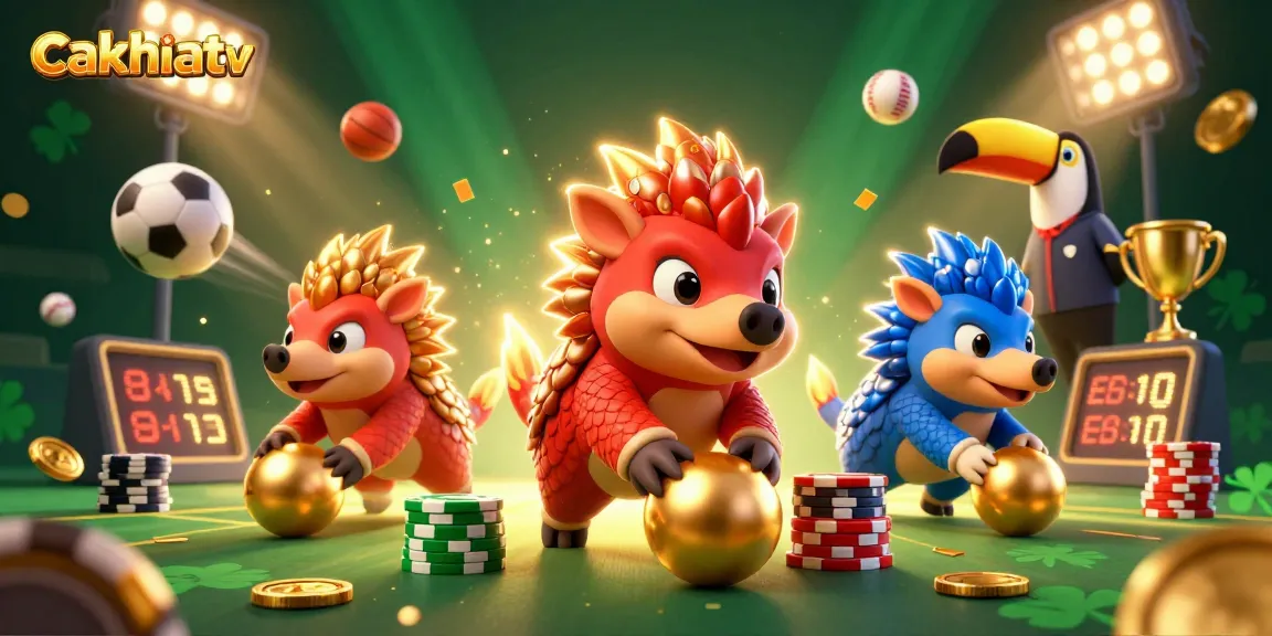 Experience exhilarating sports betting action with cakhiatv's dynamic pangolin rivalry