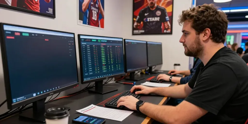 Exciting live betting moment on FABET platform with dynamic sports odds.