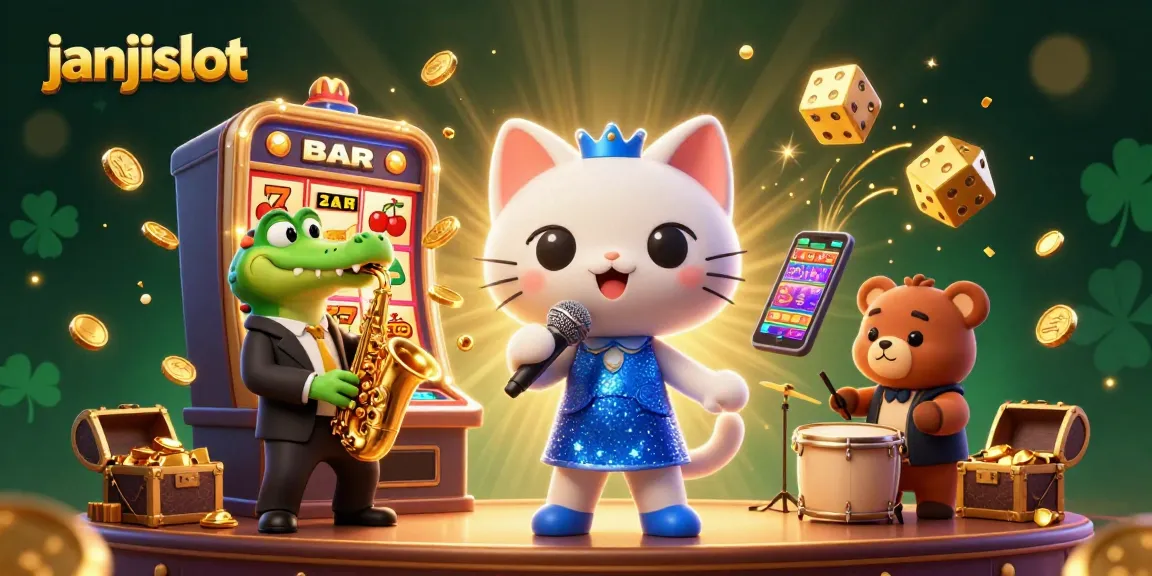 Spin the reels at janjislot with dynamic gaming elements, colorful jackpots, and fun characters.