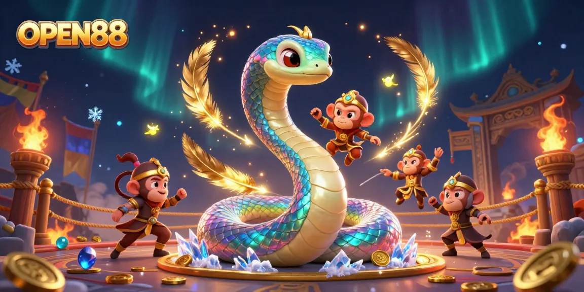 Play and win big at OPEN88 with our vibrant 3D illustration of magical betting action!