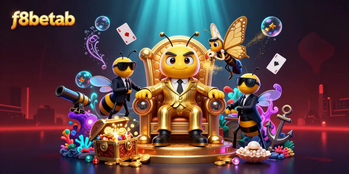 Experience thrilling gambling adventures with f8betab's enchanting casino scene featuring vibrant 3D elements.