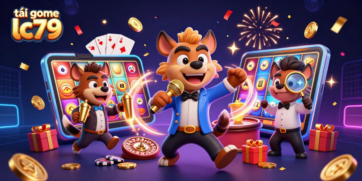 Tải game lc79 trong không gian vui vẻ của các nhân vật hoạt hình 3D tại sòng bạc