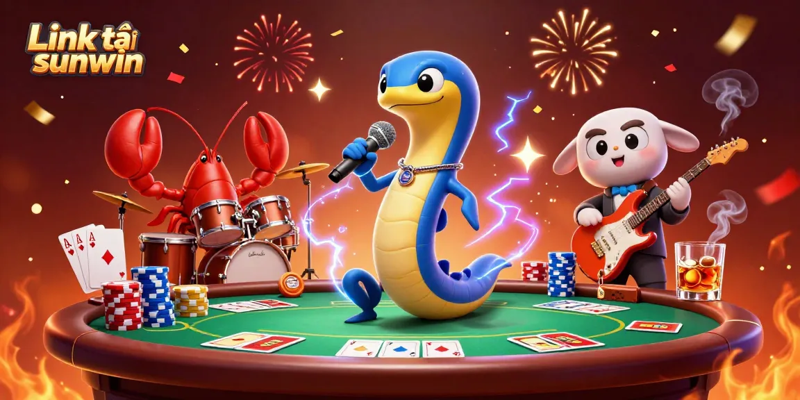 Experience the thrill of winning with Link tải sunwin in this dynamic underwater casino illustration.