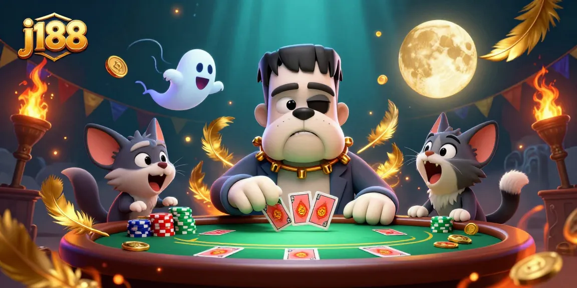 Unleash winning strategies at j188 with captivating card games featuring animated characters.