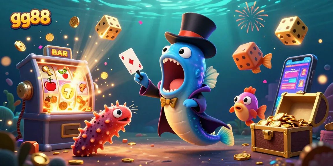 Experience exciting casino games at gg88 with magical characters and vibrant slot machine elements.