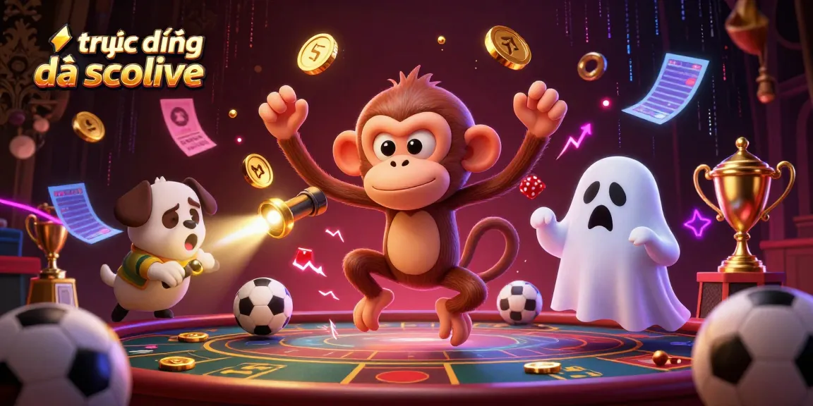 Engage in trực tiếp bóng đá socolive, witnessing thrilling matches with dynamic sports betting elements and vibrant visuals.
