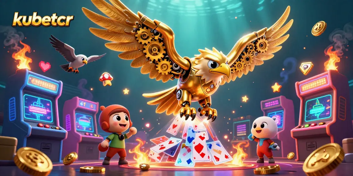 Experience thrilling gameplay at kubetcr with 3D characters in an electrifying casino scene.