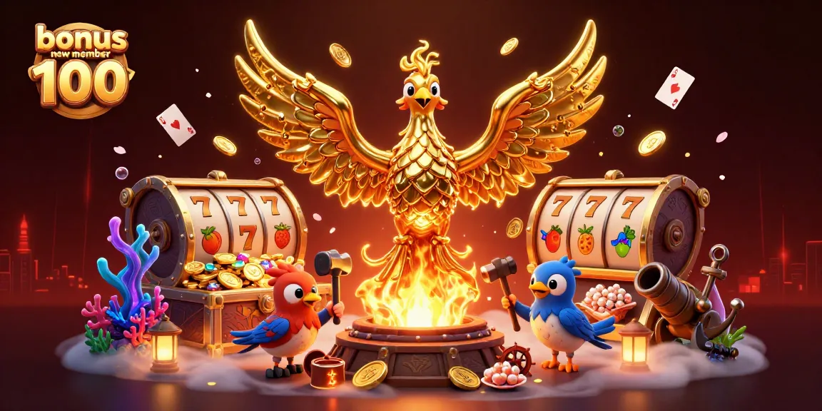 Engage with dynamic slot gameplay featuring bonus new member 100 and vibrant casino elements for thrilling experience.