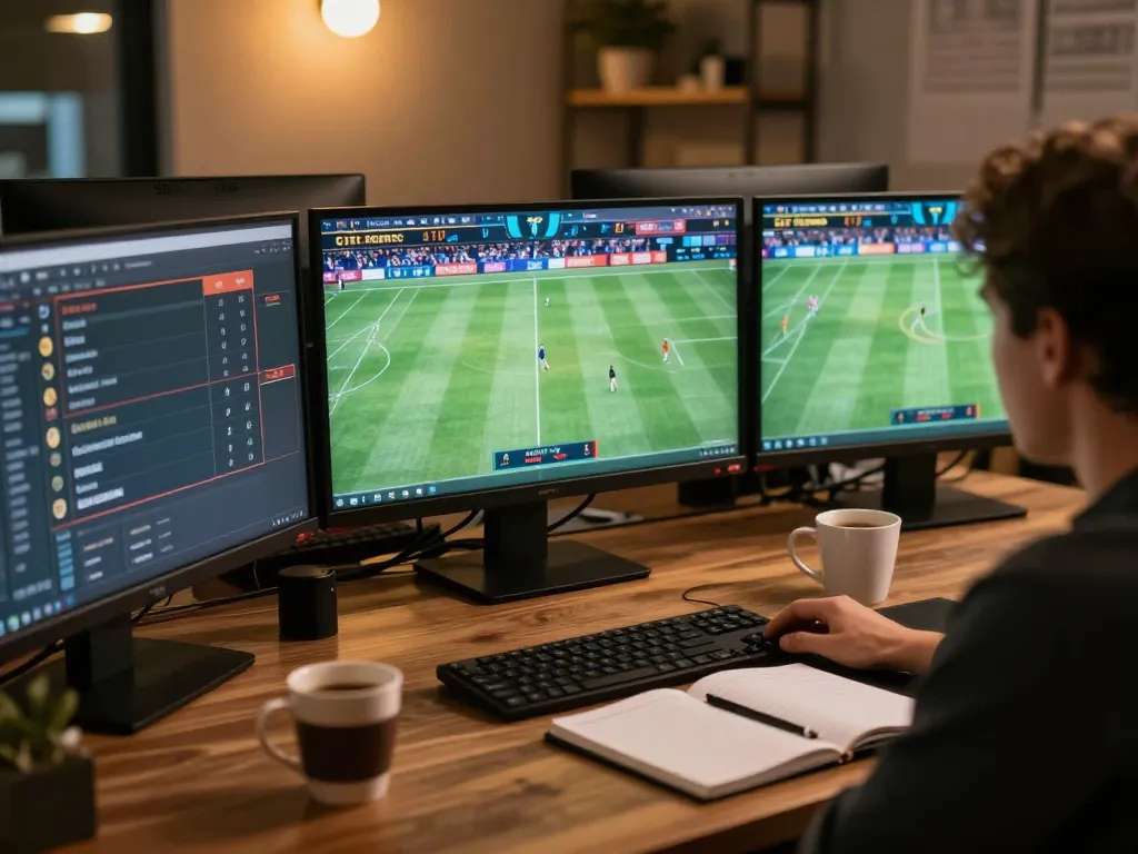 Exciting online betting scene with nowgoal showcasing live sports odds and matches.