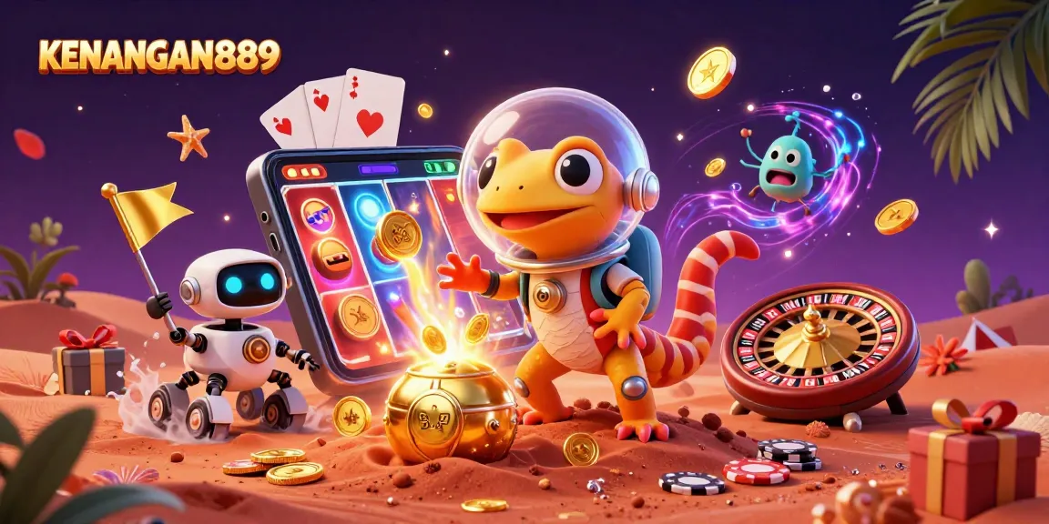 Engage in thrilling gameplay at KENANGAN889 with a vibrant Martian casino adventure.