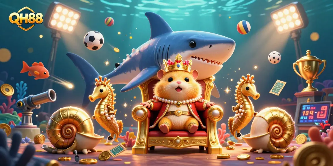 Experience the excitement of QH88 with thrilling fish shooting games and dynamic sports elements.