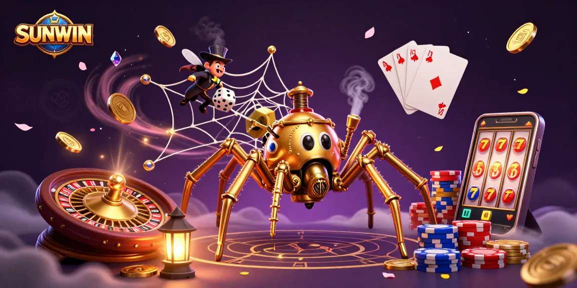 SUNWIN engages players with a lively steampunk-themed casino scene filled with dynamic game elements.