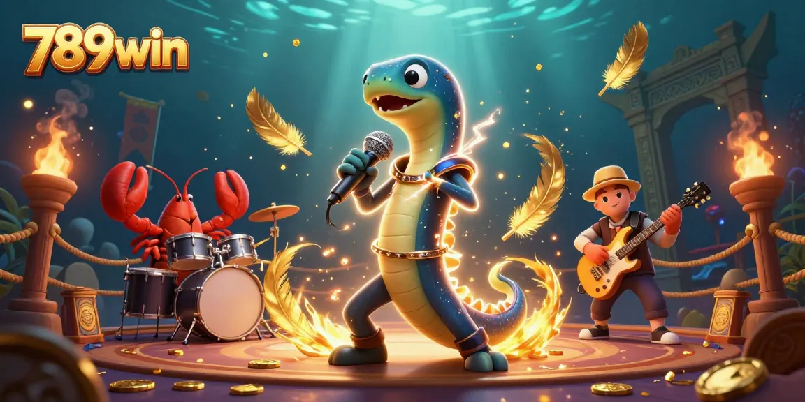Experience the excitement of 789win with a vibrant underwater casino performance.