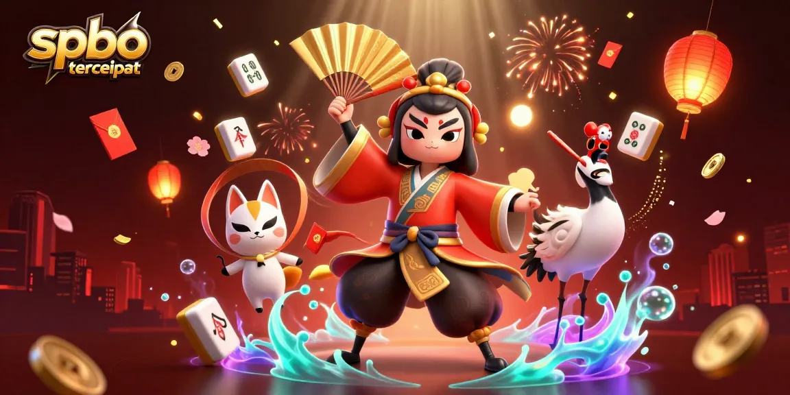 Experience spbo tercepat with vibrant 3D characters and dynamic casino graphics.